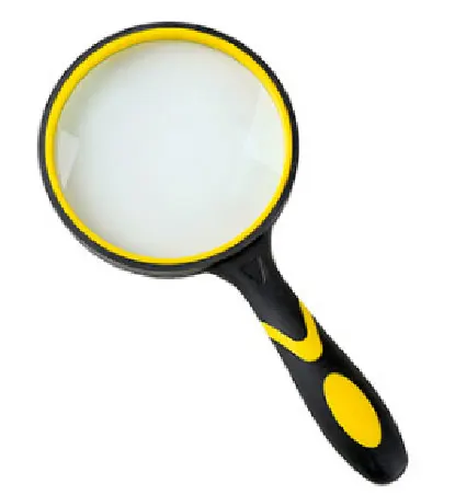 Оптовая продажа, мощное ручное круглое увеличительное стекло с 3 светодиодами для чтения