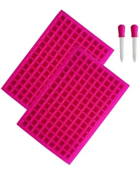 4 Pcs Set 126 Cavity Silicone Ice Cube With Dropper Online Top Seller 2022 Kitchen Accessories Baking Tools Square Cake Moulds