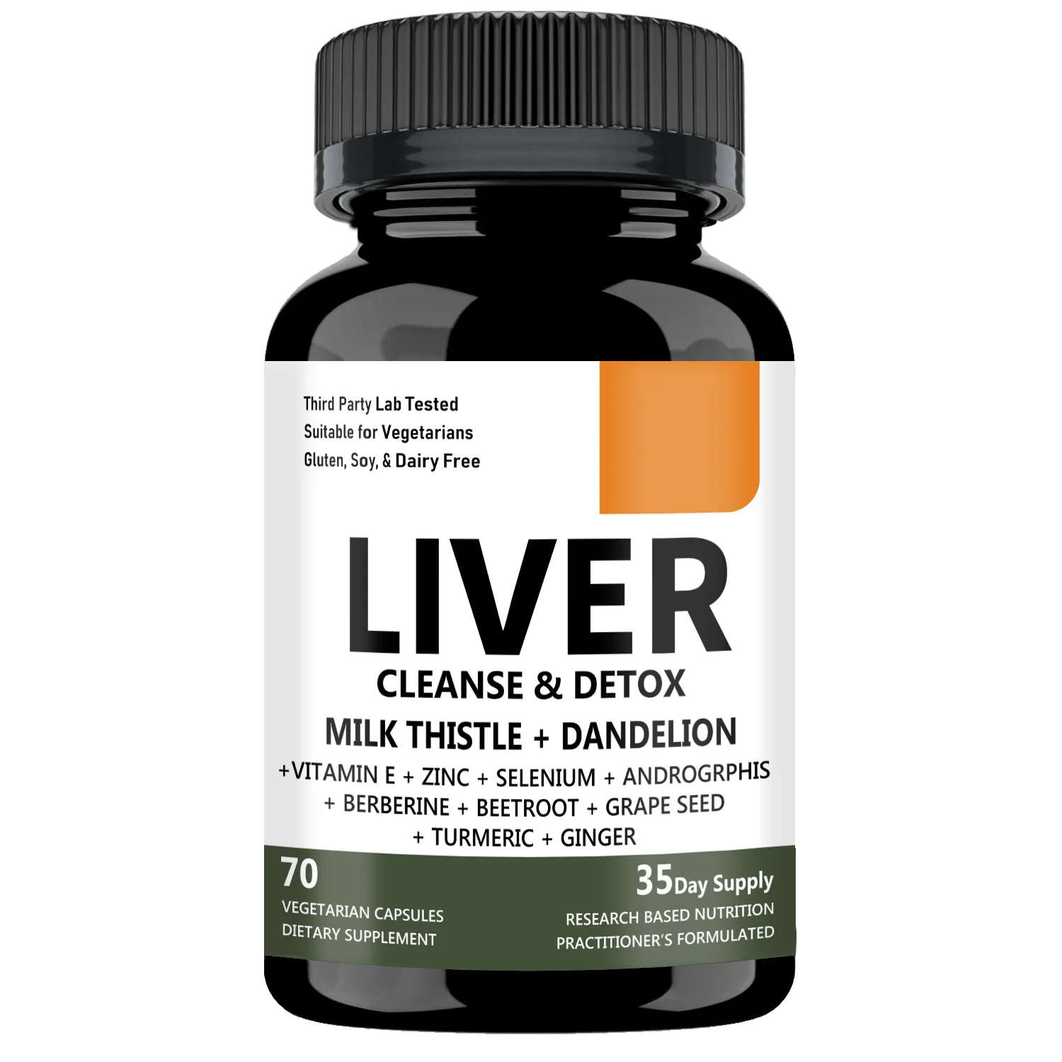 OEM Private Label Liver Renew Cleanse Detox capsules for Liver Health Milk Thistle Dandelion Root with 9 Minerals