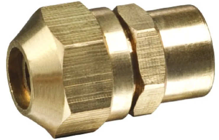 Brass gas Fitting MY-7310 long nipples