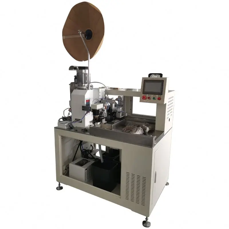 female auto electric wire  terminal crimping machine applicators three end terminal crimping machine