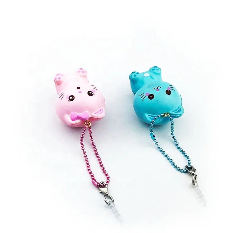 
Supplier Puni maru PU foam kawaii cotton candy kitty soft scented mini animal rare squishy toys for kids. 