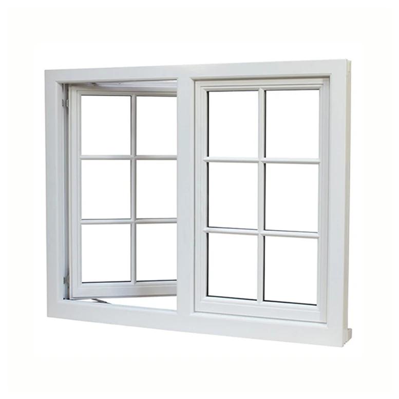 Envirionmental protection material Wholesale Cheap Price House Sound Proof Design LOW-E Glazing Upvc Casement Window
