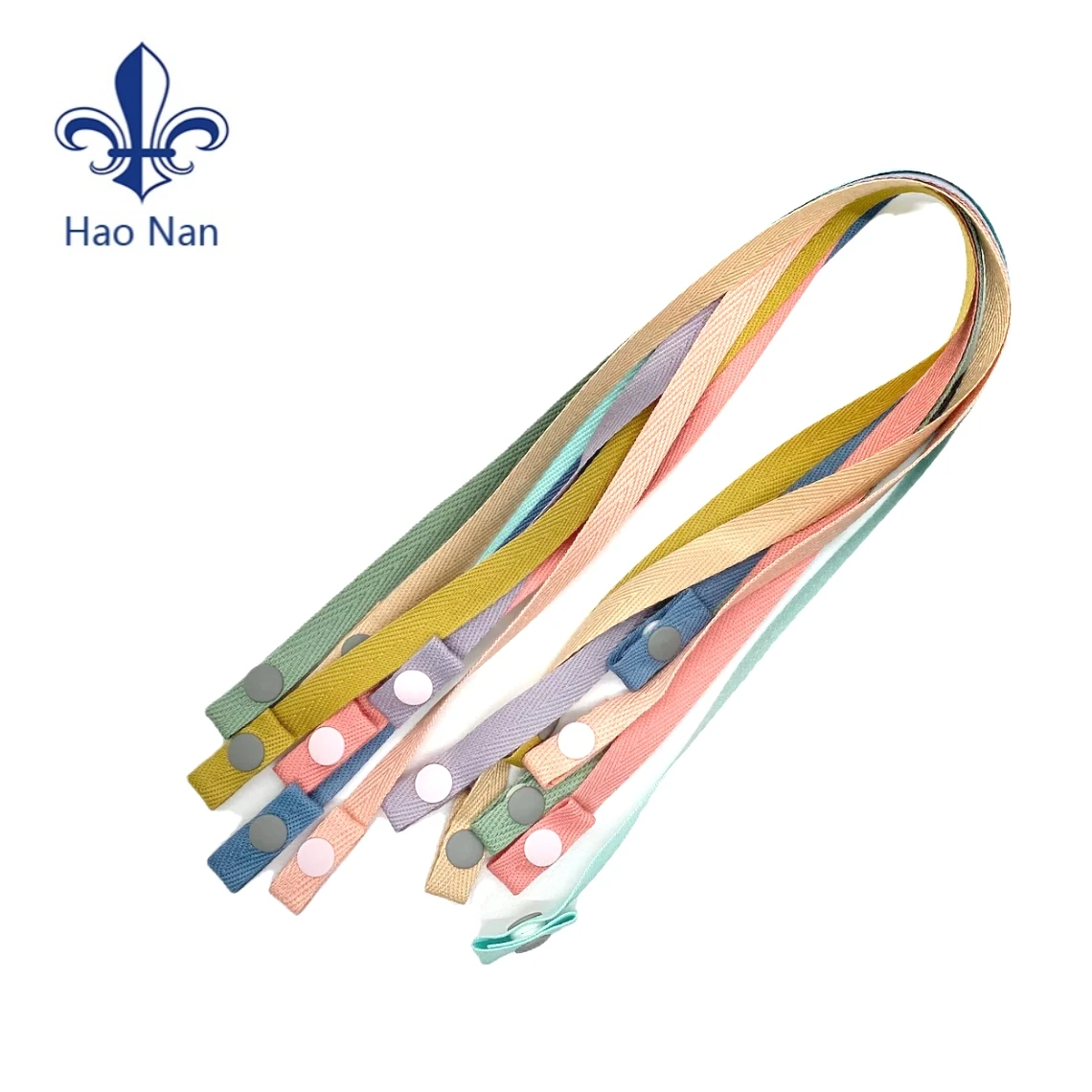 Wholesale Face Mask Lanyard Custom Face Mask Strap Face Mask Holder Necklace Holder With Snap Button for kids and Adults