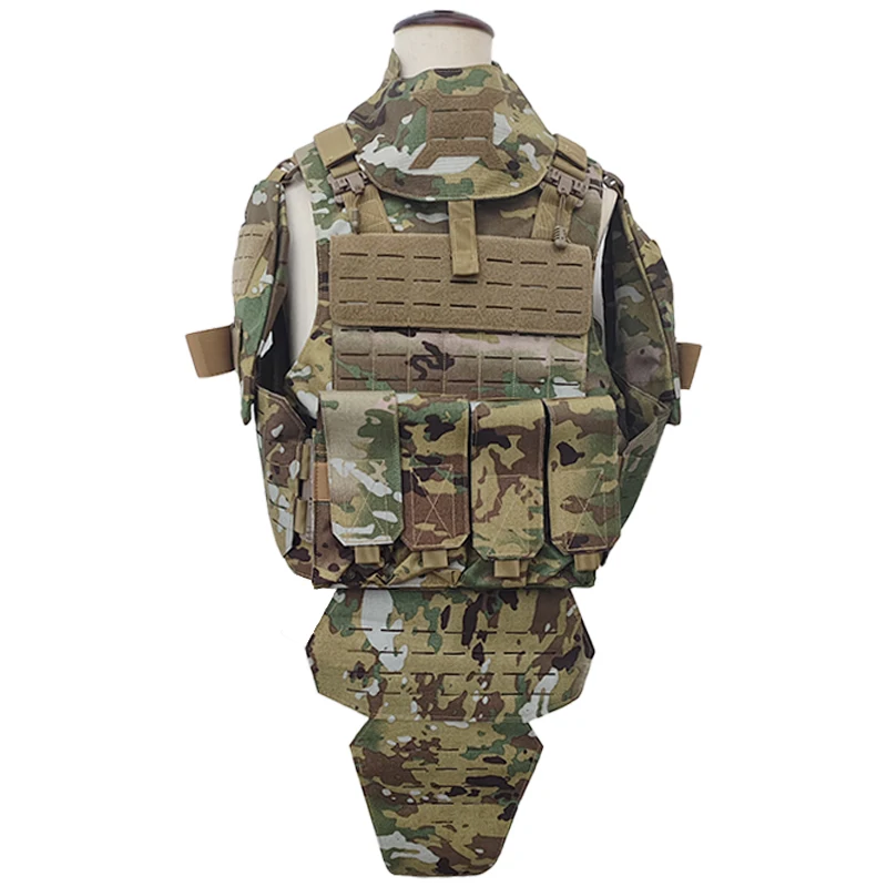 Sturdyarmor Full Body Coverage Tactical Gear Equipment Protective Security Guard Black Tactical Plate Carrier Vest