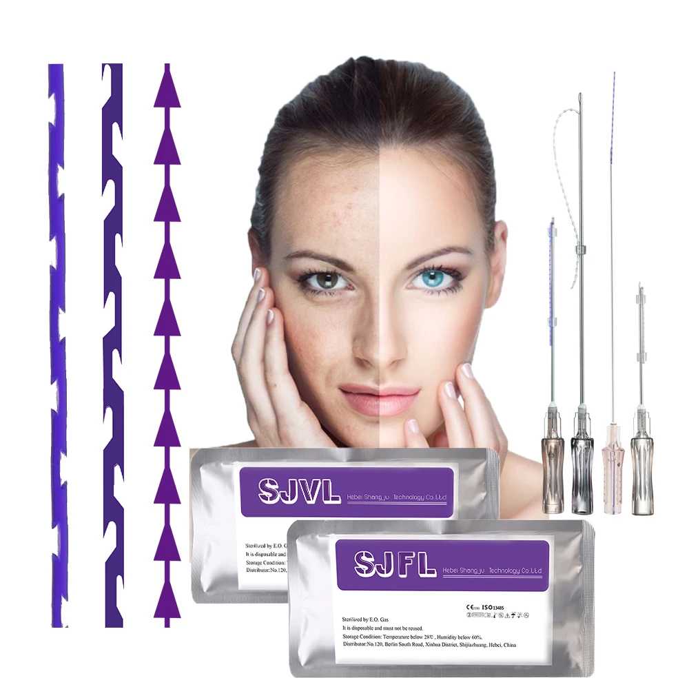 CE Marked 26g 27g 29g 30g 25mm 38mm Sharp Pdo Thread Mono,13mm 50mm 60mm 90mm Korean Wrinkles Removal Collagen Mono Pdo Thread