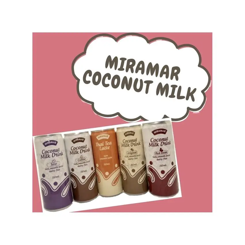 OEM/ODM chocolate flavors 310ml (alu. can) coconut milk drink for boost your immunity