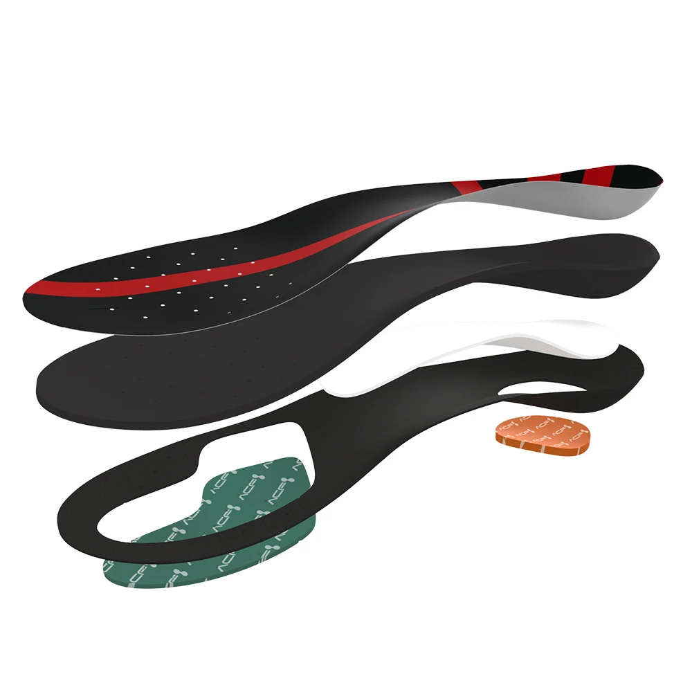 Hot Selling Basketball Sports Insoles Ankle Support Foot Orthosis Thermoplastic Ortholite Shoe Inserts
