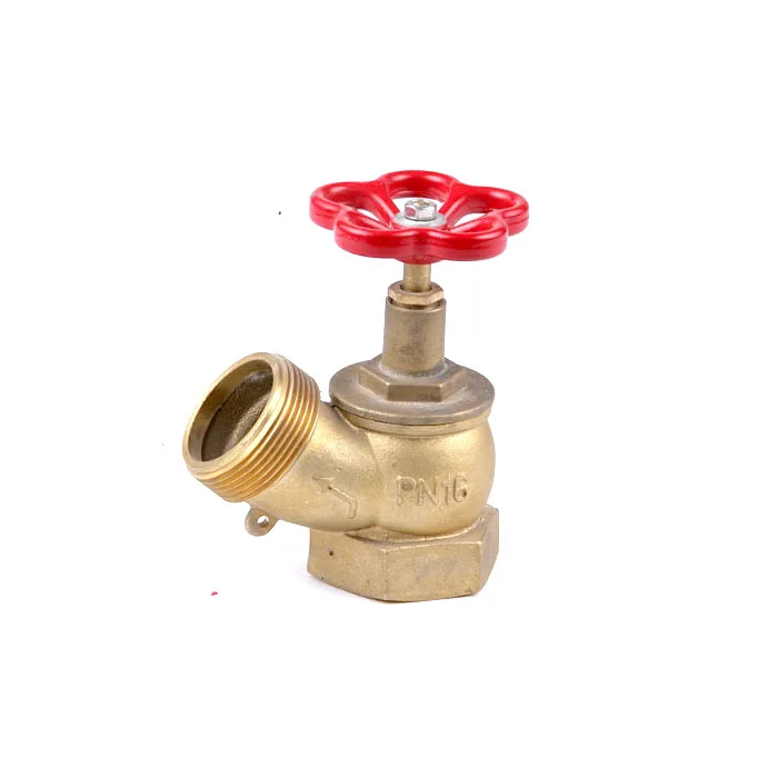 Unique design hot sale brass material customized landing hose fire hydrant valve
