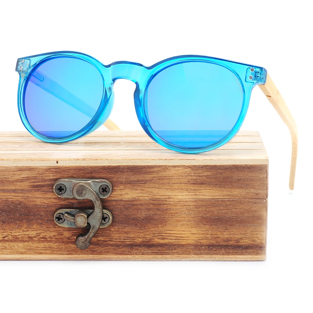 Best selling sunglasses in summer 100% natural bamboo promotion recyclable sun glasses
