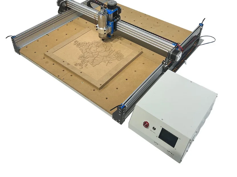 CNC8080 710W engraving and cutting machine is used to carve wood aluminum plate metal plate