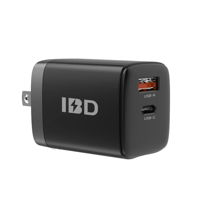  2021 2020 Newest 20w Pd Charger & Qc3.0 Dual Usb Power Adapter Travel Wall For