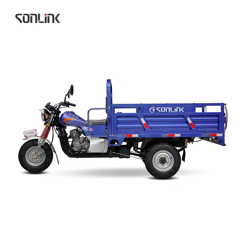 SONLINK MOTOR SL150ZH-1 Tricycle 150CC 3 wheel Motorcycle Gasoline Motorized Tricycles High Power Cargo Truck With Rear Axle