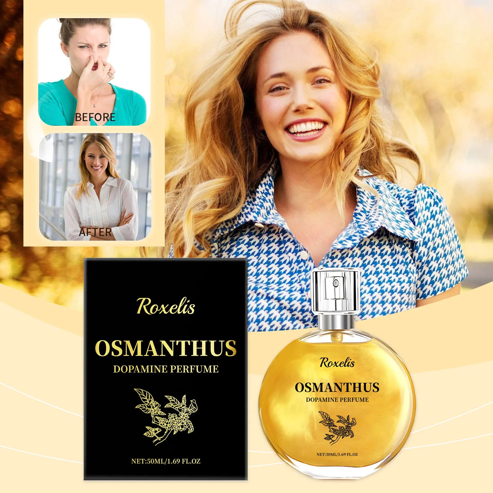 Roxelis Floral Perfume Lasting Osmanthus Fragrance