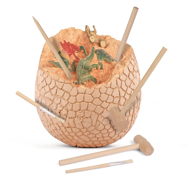 DIY Dig It Up Jumbo Dino Egg Dig Kit Dinosaur Egg Stem Toy Educational Excavation Toys