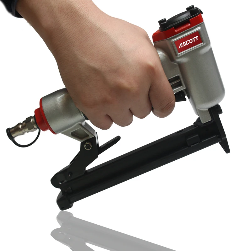 22 Gauge 71 Series Air Staple Gun1/4 Crown 4-16mm Pneumatic Stapler 7116  for Wood