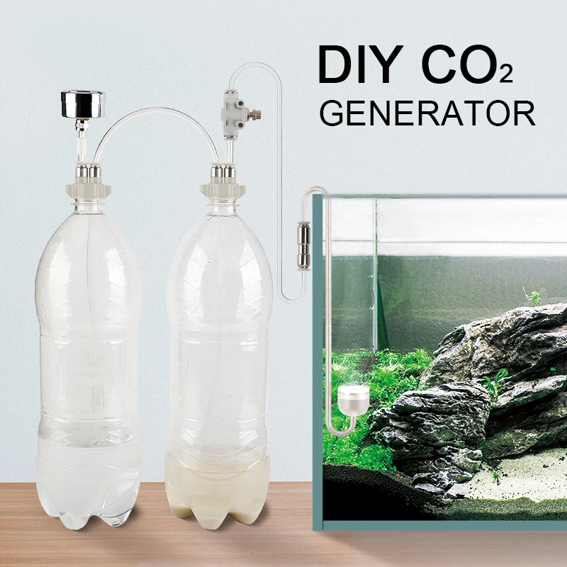UUIDEAR Аквариум co2 генераторная Система diy комплект для посаженного резервуара
