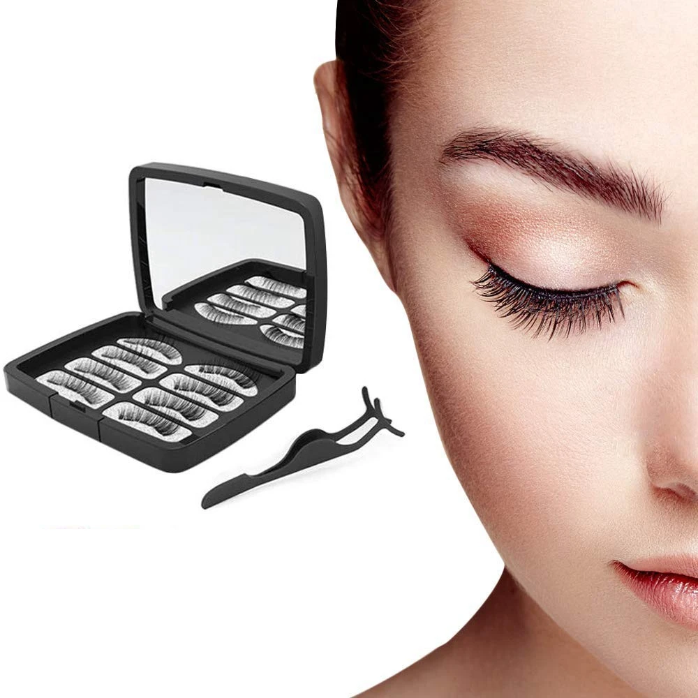 
waterproof magnetic eyelash kit Magnetic Eyelashes thin strip magnetic lash natural magnetic eye lashes magntique cils 