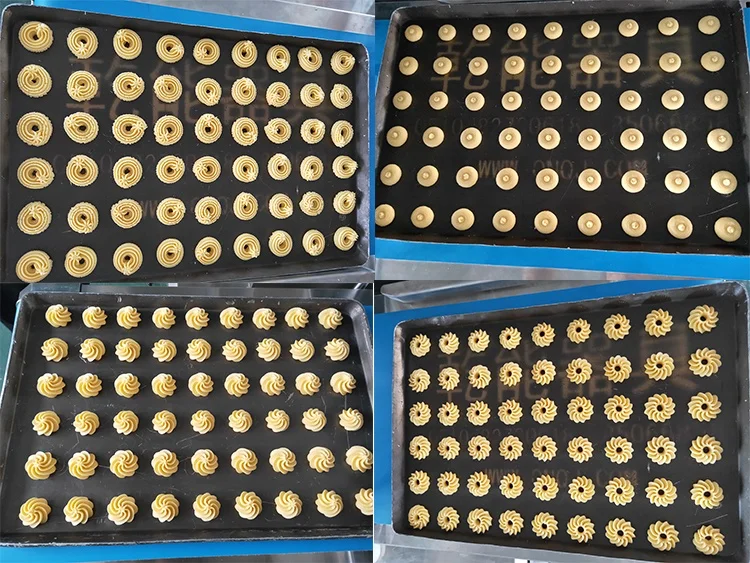 Type600 Production line fortune cookies dough depositor macaron designer small cookie biscuit making extrusion machine