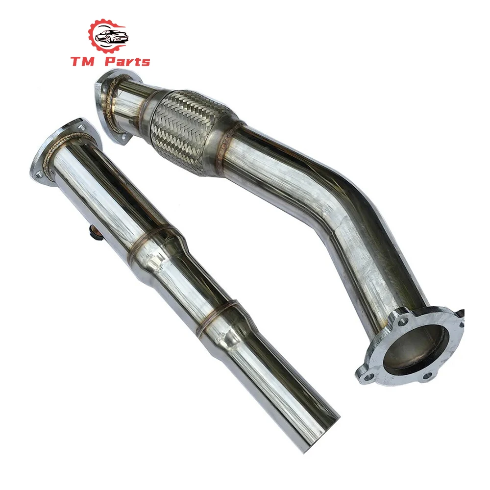 3 дюйма 76 мм турбо выхлопная труба для 1999-2005 VW Golf GTI Jetta Beetle 1 8 T MK4