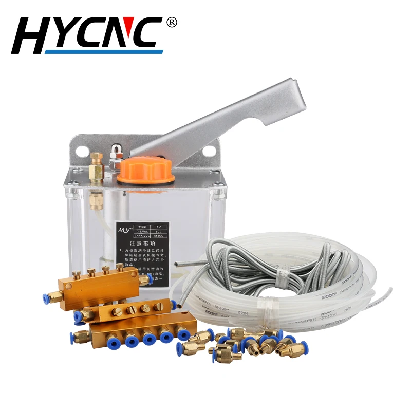 China Suppliers Hongyang Manual Oil Pump Central Lubrication System Hand Operated Oil Pump For Lathe Cnc Machine In Stock