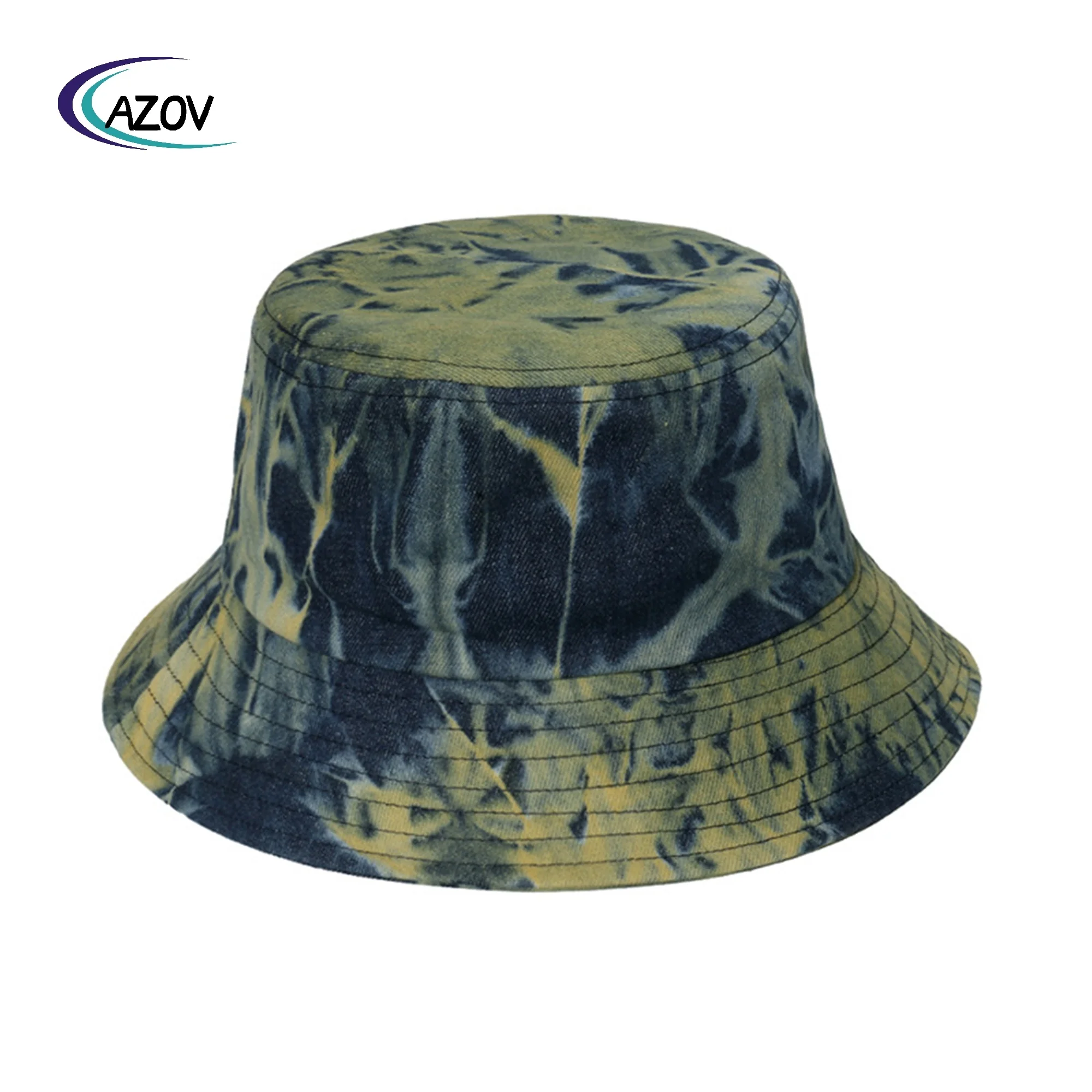 2025 arrival  do the old cowboy bucket hat washed canvas vintage sun hat hip hop punk tie-dye bucket hat