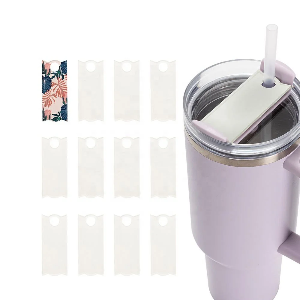 Personalized Dye Sublimation Tumbler  Name Plate TagTag for 40oz Tumblers Lid
