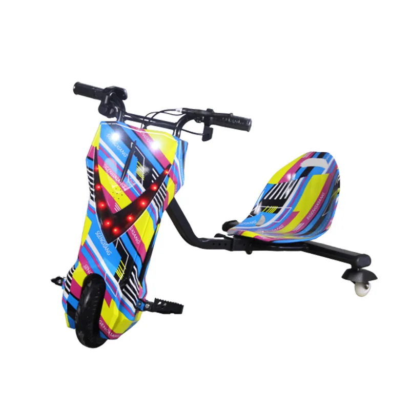 Child 36V Electric Scooter 3 Wheel Drift Trike Go Kart Boy Toy Self Balance Scooter Electric for Kids Lithium Battery