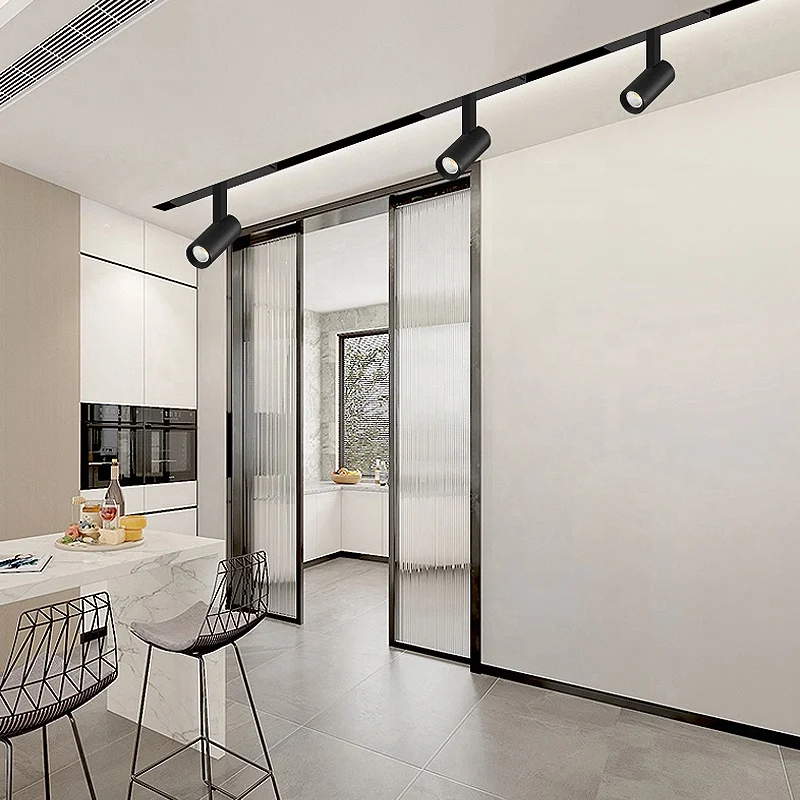 High Quality Supplier Color Adjustable Magnet Rail System Spotlight 8W 12W 18W 30W Led Magnetic Suction Track Spot Light