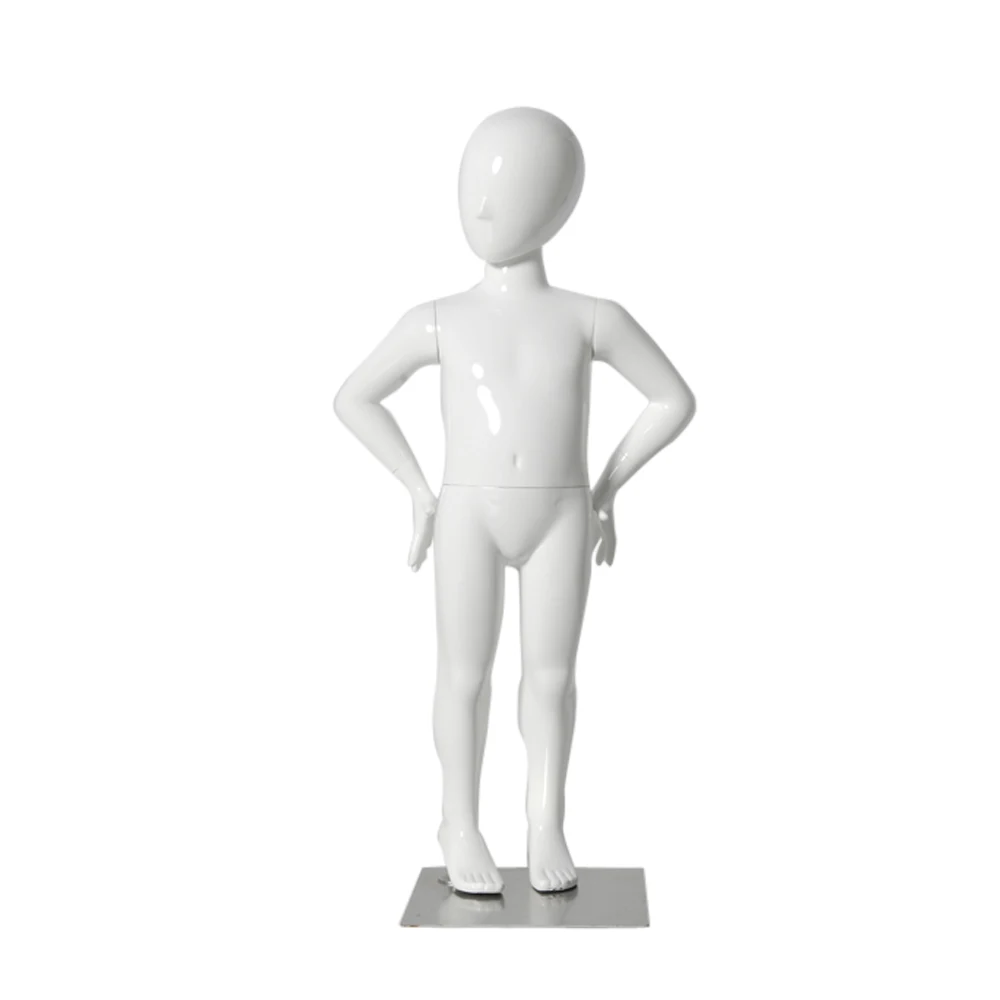 Clear Kids Full Body Plastic Mannequins For Clothing Display