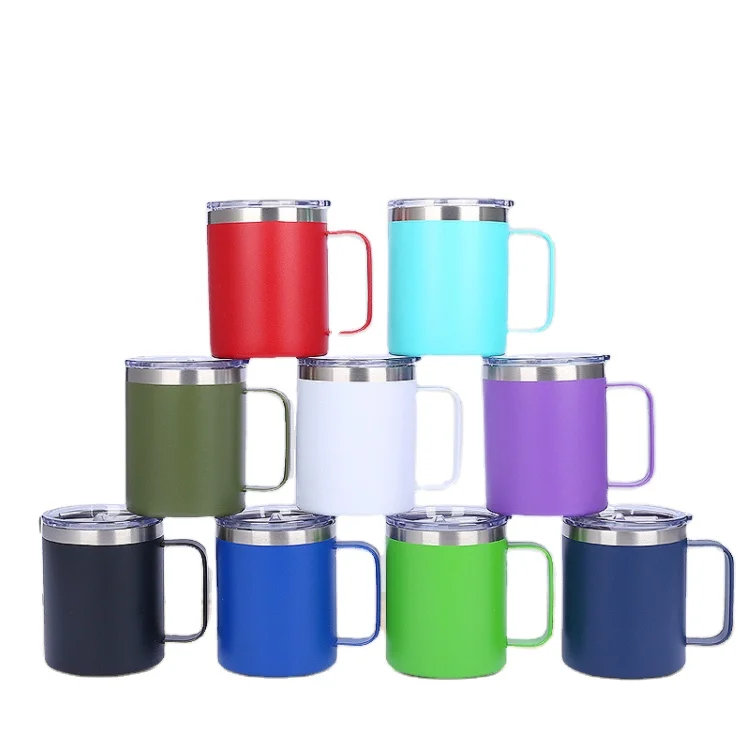 Carabiner Mug Wholesale Double Wall Stainless Steel Coffee Cup Camping Tumblers With Carabiner Mug