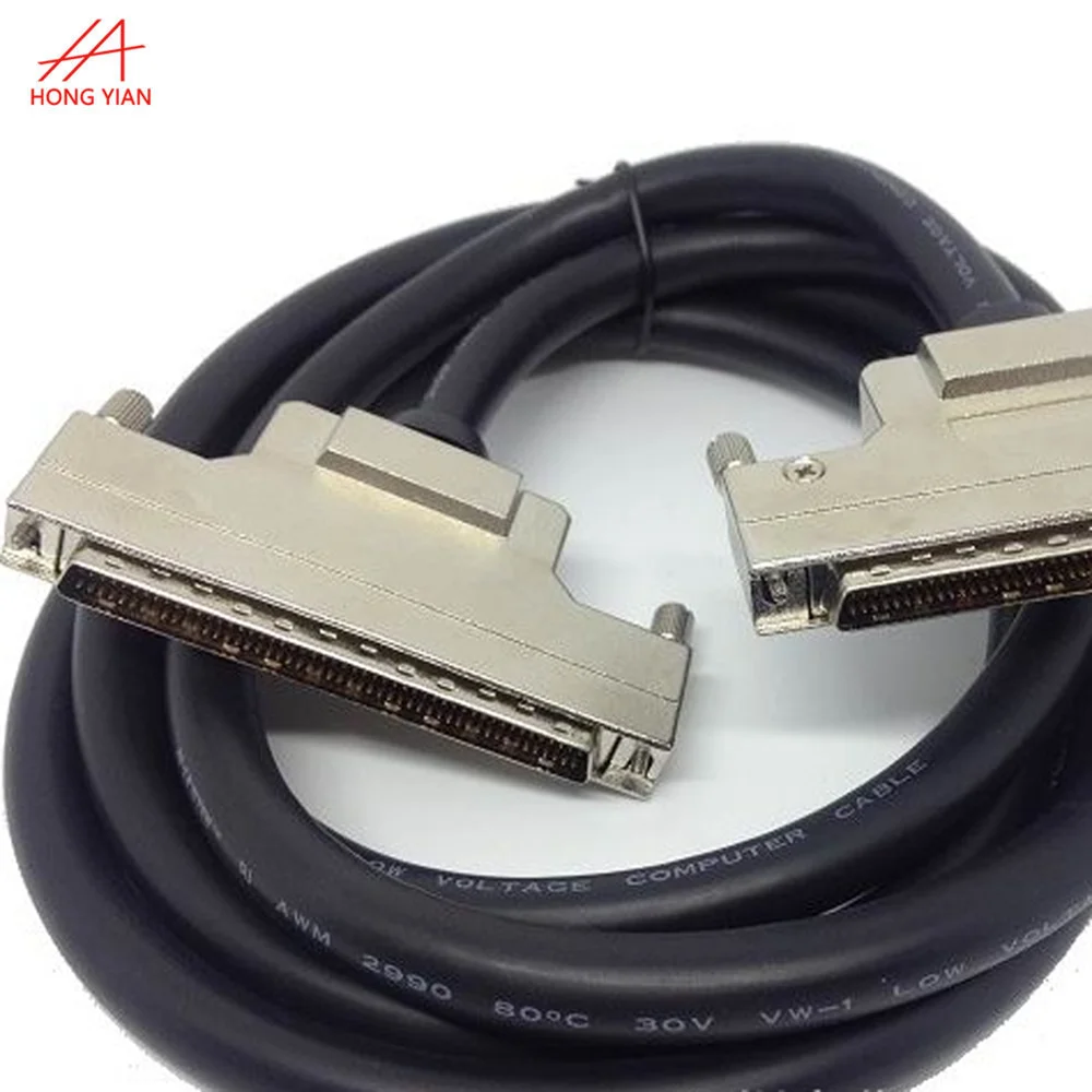 Male to Male Scsi connector with 1.5m Length  VHDCI 68pin SD Card to SCSI  Cable