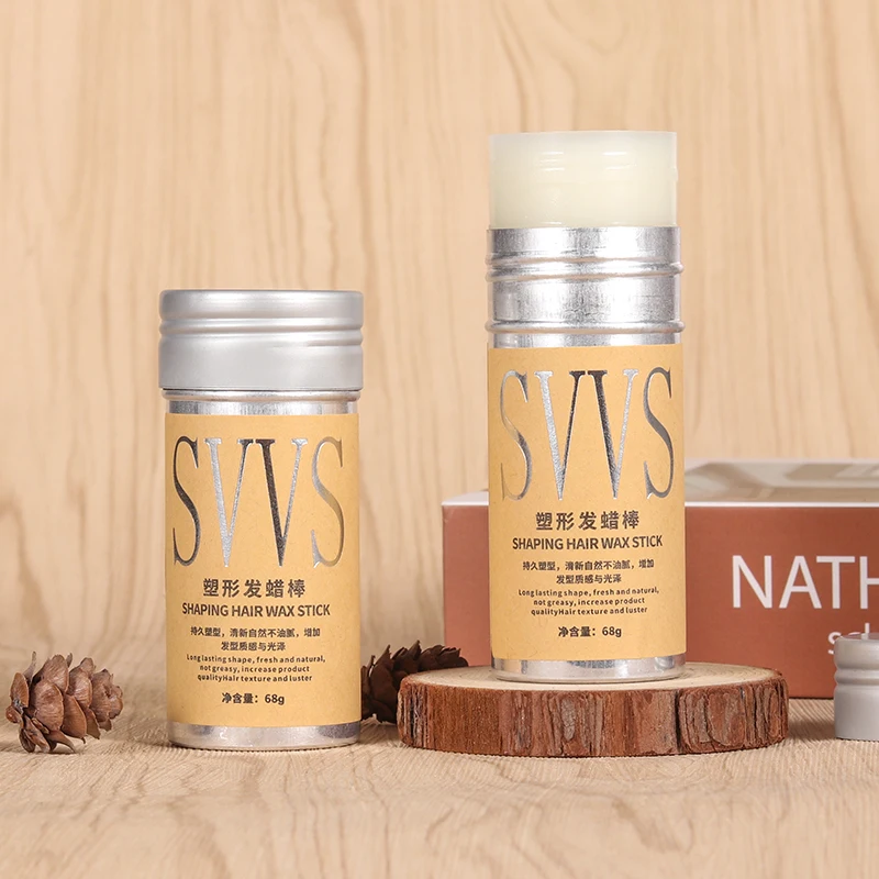 SVVS 68g Hotsale OEM private label men women hair gel styling products edge control hair wax stick