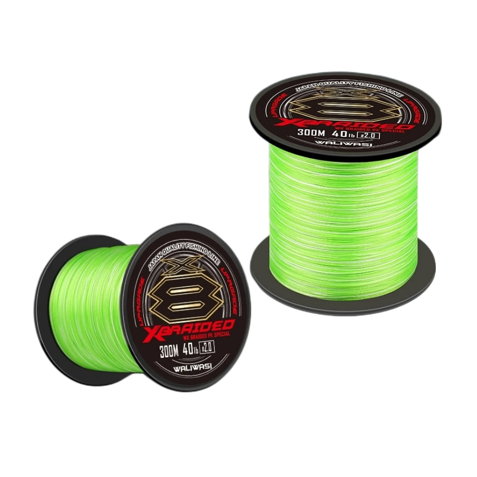 300m 500m 0.6-6.0# 8 Strands PE Braided Weaves High-quality Fishing Line