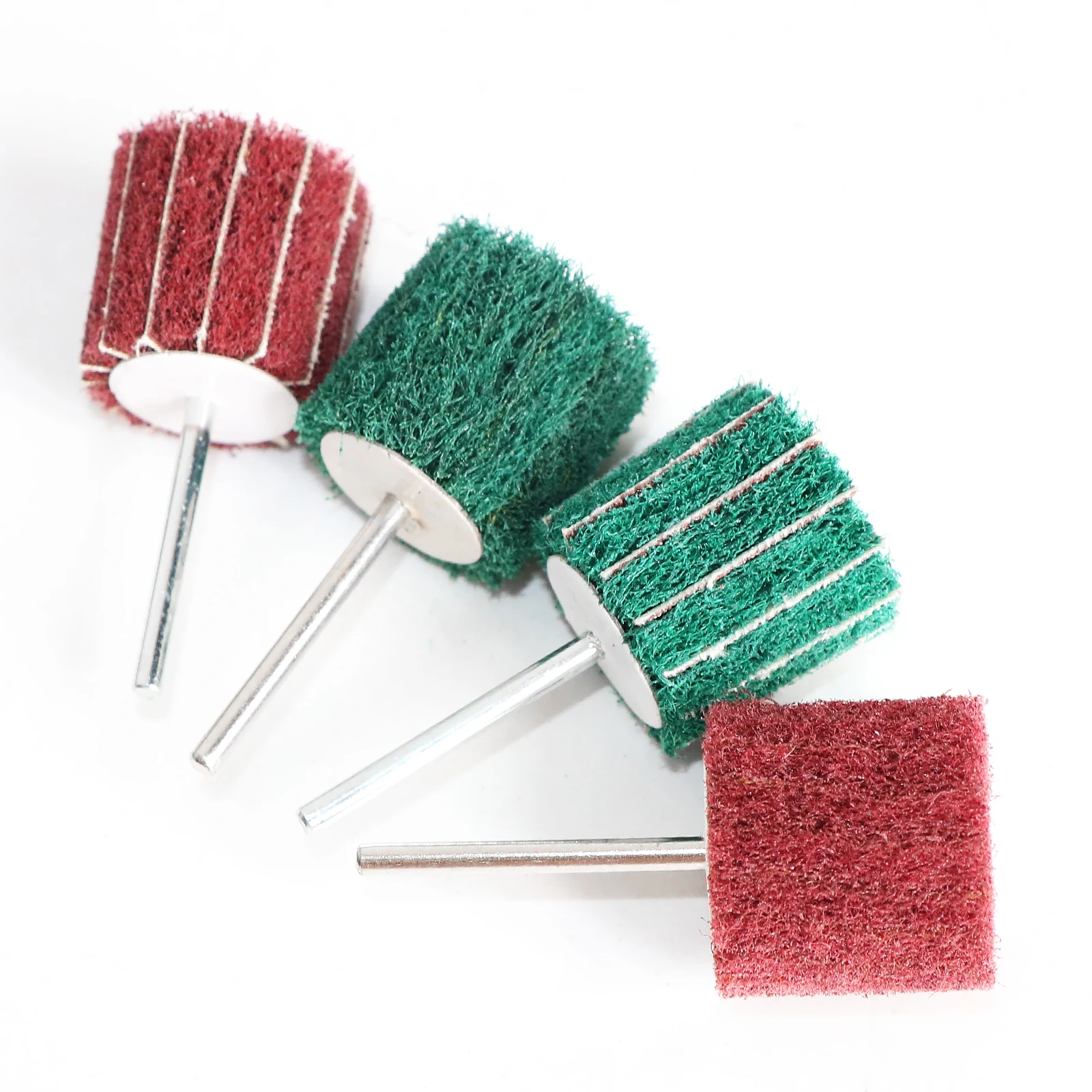 Worth Buying Scouring pad multicolour cylinder 25mm scouring pad polishing head abrasive wheel set