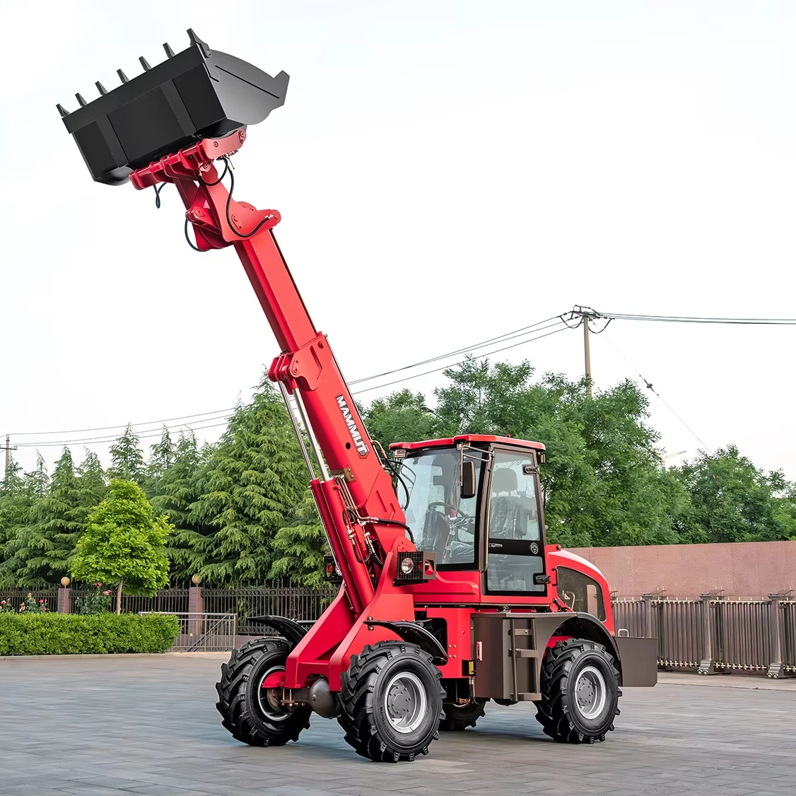 1.6 ton 2ton 3ton Heavy Duty Telescopic Handler 4WD Steering Telehandler Telescopic Boom Loader Handler Telescopic Loader