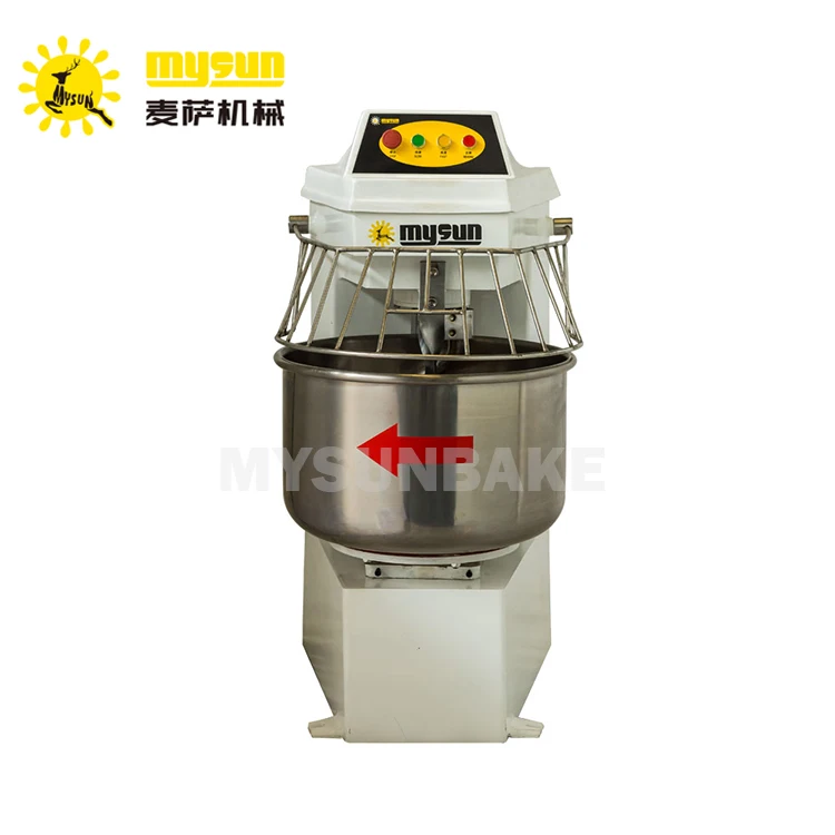 
italy standard 15 25 50 100 kg spiral dough food mixers manufacture from China 