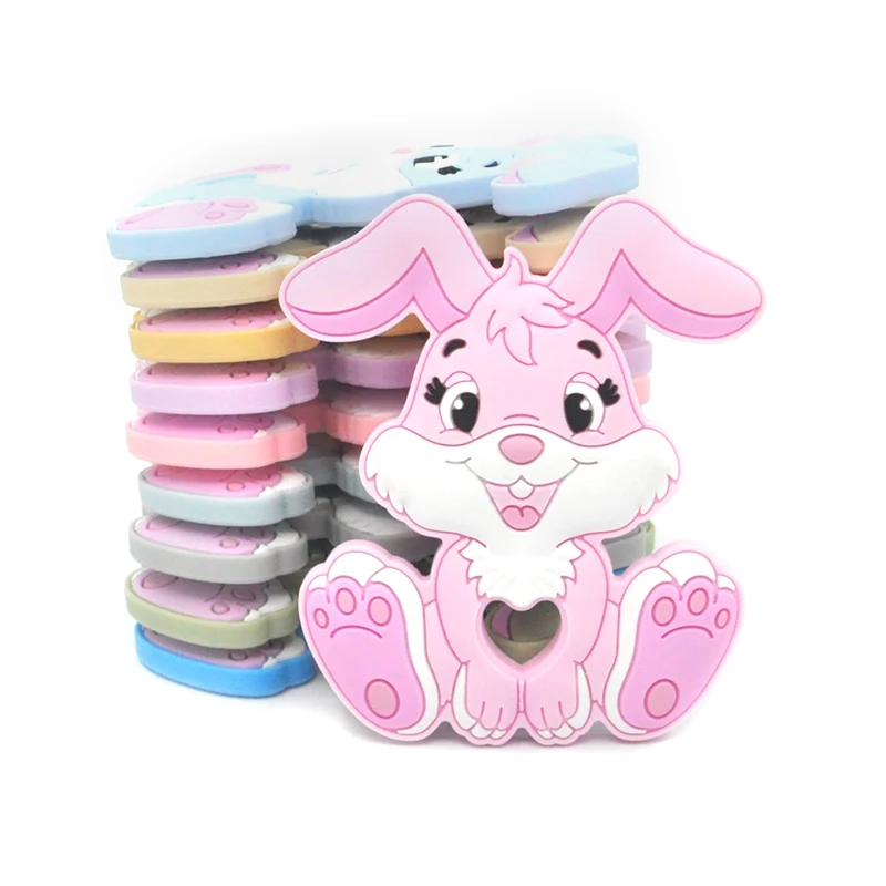 Amazon Top Selling Animal Silicone Teether with Pacifier Clip Set Teething Toy