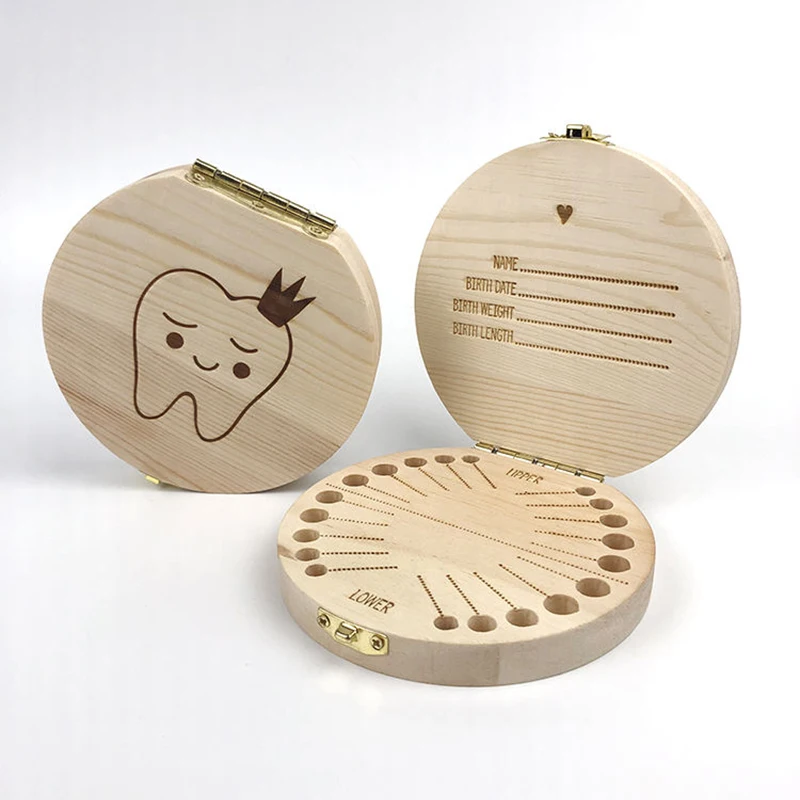 2022 Hot Sale Saver Box for Lost Teeth Children Baby Tooth Fairy Keepsake Box
