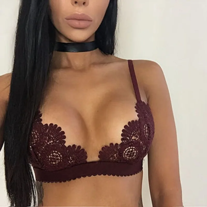 2022 Sexy Cotton Lace Bra Floral Bras Bralette For  Women bodysuit Lingerie BH Push Up Bra Fashion