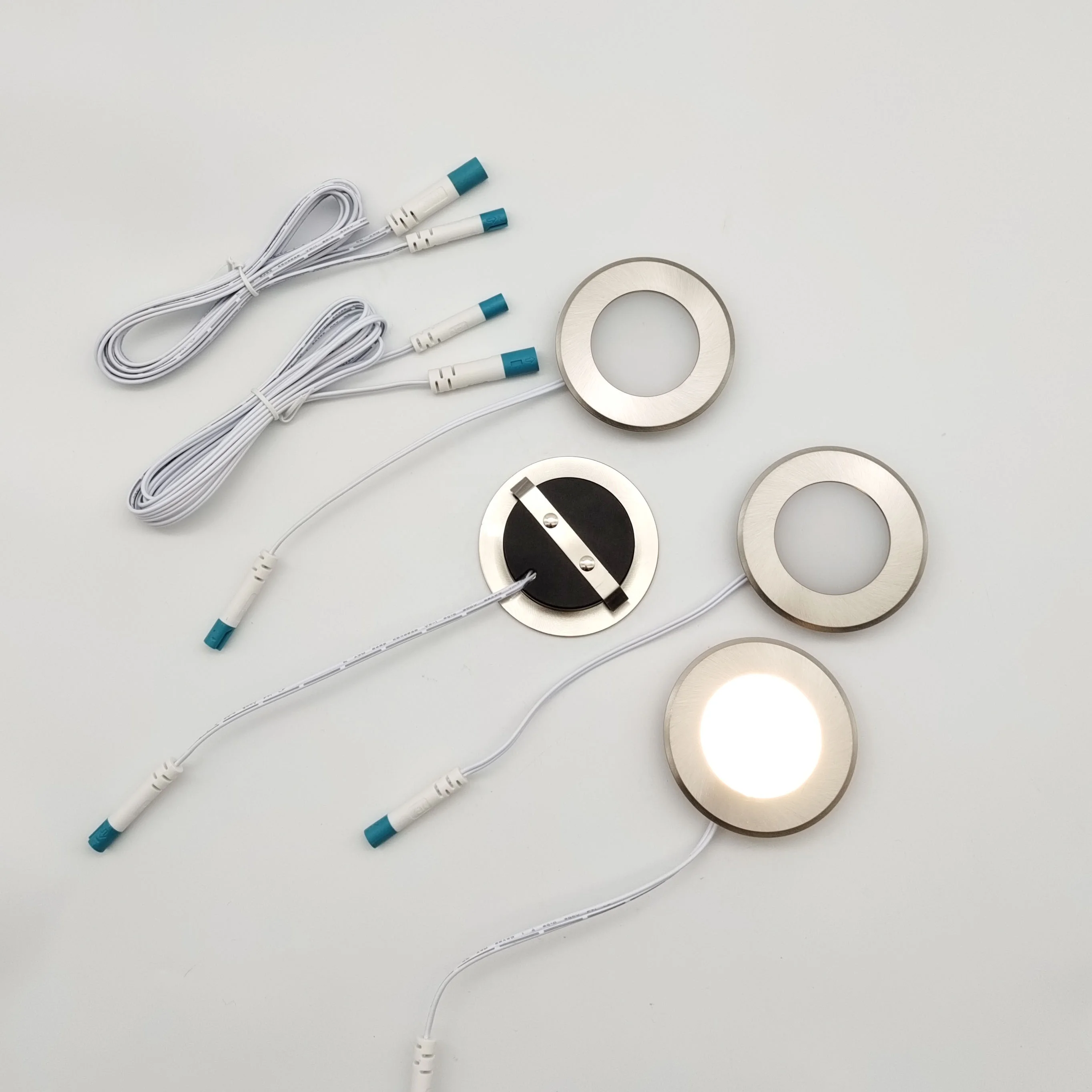 12 Volt Ceiling Lights Stainless Steel Ip65 Waterproof Round Marine Led Rgb Puck Lights For BoatYacht