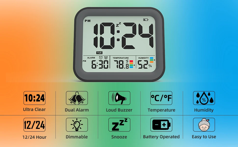 remote alarm clock