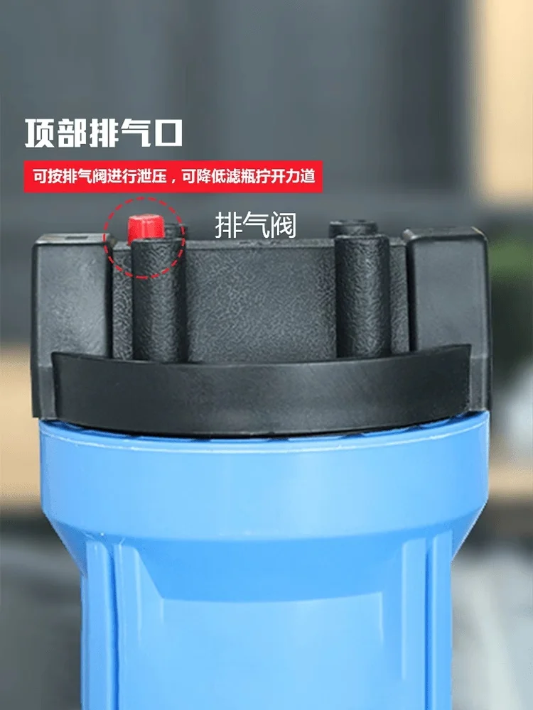 3 Stage 20 Inch Reverse Osmosis Water Filter Plant with Blue filter cartridge housing