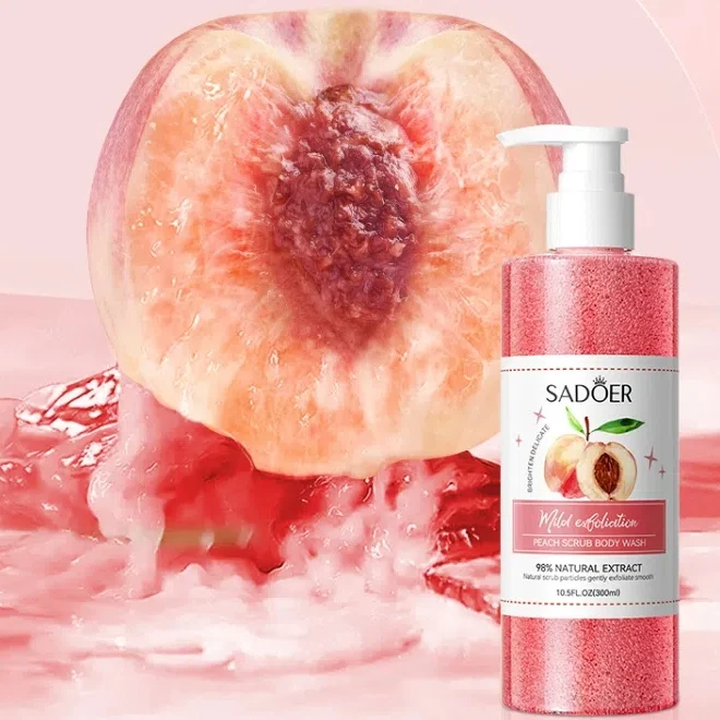 OEM ODM Men Women Body Wash Liquid Moisturizing And Cleansing Body Wash Whitening Fruit Scrub Shower Gel And Body Lotion