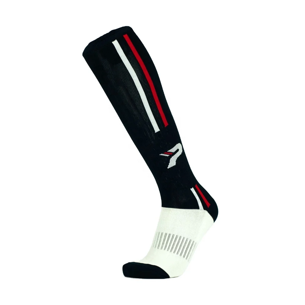 Футбольные носки из полиэстера под заказ, хлопковые футбольные носки