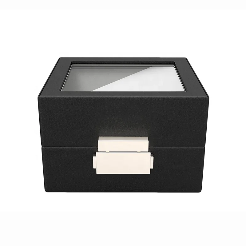 Jewelry Box Case Packaging Case for Men's Watches High Quality PU Leather Stylish Design