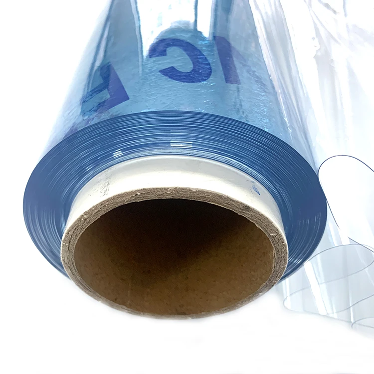 Upright Waterproof transparent super clear flexible plastic pvc film sheet in roll for plastic bags