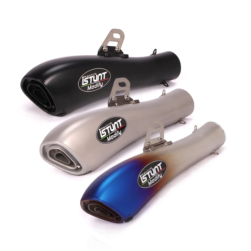 Universal 60mm Modified Motorcycle Exhaust Pipe GP DB Killer Escape Slip on Muffler For YZF R1 R3 R6 CBR500 Z800 XJ6 Mt07 CB400