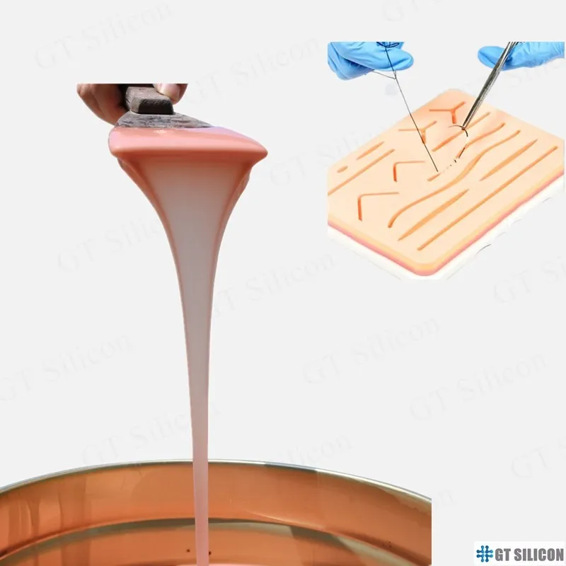Медицинский прибор для измерения дополнение вылечить Изготовление формы Жидкая силиконовая резина для латекса с имитацией человеческой кожи делая