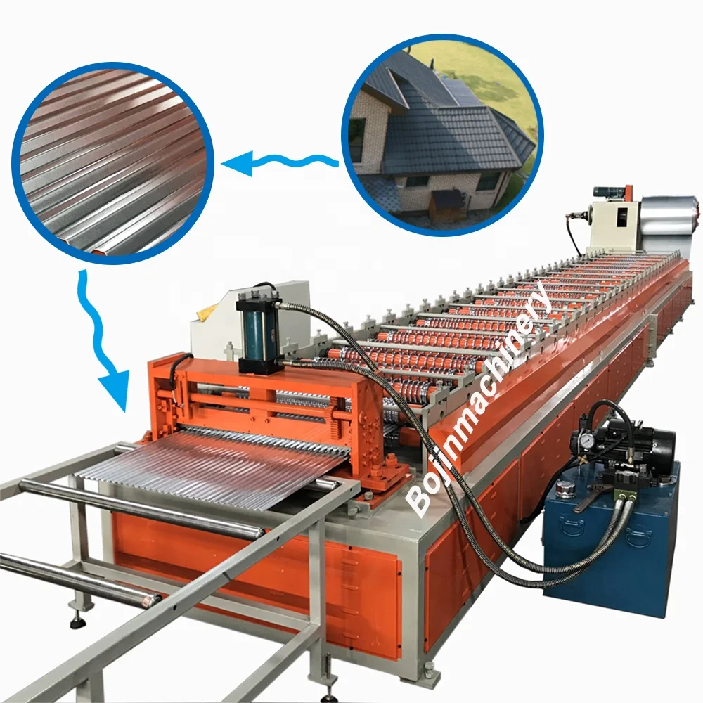 metal roofing galvanized corrugated steel sheet making machine colored steel wall roof panel cold roll forming machine